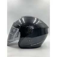ACES R1 Open Face Helmet (Free Smoked Visor)