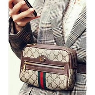 Gucci 517076 Ophidia 雙G 腰包 ~九成新