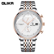 Stainless Steel Solid Steel Band Men's Watch Multifunctional 3D Curved Waterproof Men's Watch Calend