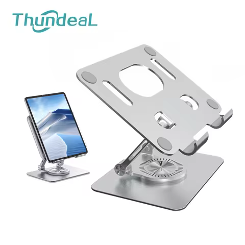 ThundeaL Laptop Stand Desk Laptop Foldable Notebook Holder Adjustable Ergonomic Computer Stand for i