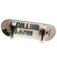 Wooden Fingerboard Complete Present Gift(Deck,Truck,Wheel) (Happy Birthday)