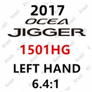 2017 2021เดิม VBNGF SHIMANO OCEA JIGGER 1000 1500 2000ขวาและซ้ายด้วยมือรอกตกปลาน้ำเค็ม BGFED