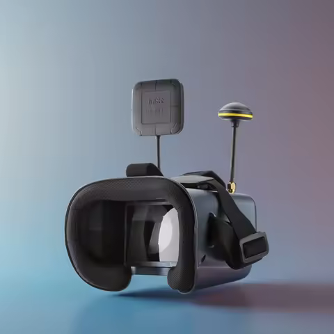 5.8G 40CH Receiver 4.3 Inch FPV Goggles with DVR Auto-searching Built in Battery Race Band for FPV D