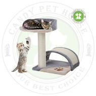 Cat Tree Play Bed Scratcher House Toy Cat Sisal Scratching Post With Hanging Rat Toy Activity Tower