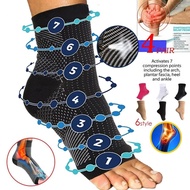 2PCS Stokin Terapi Sakit Tumit Kaki Foot Compression Socks Plantar Fasciitis Sure Active Socks Ankle Kebas Sarung Terapi