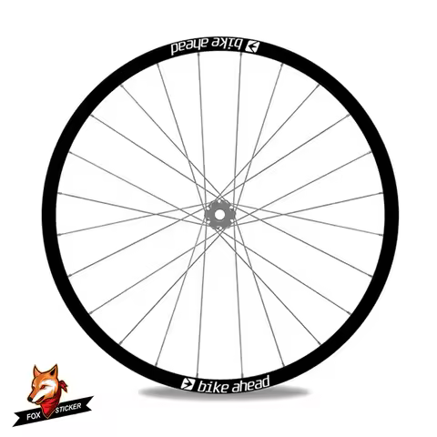 26er 27.5er 29er MTB Rim Wheel Sticker Cycle Reflective Mountain Bike Wheels Decal for-Bike Ahead