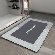 Bath Mat, Quick-Drying Non-Slip Thin Bathroom mat Super Absorbent Bath mats Rug-Bath Mats for Bathro