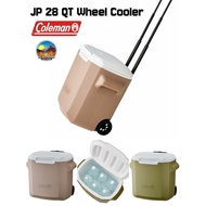 Coleman JP 28 QT Wheel Cooler Ice Bucket With Wheels For Camping