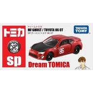Takara Tomy Dream Tomica SP MF GHOST/TOYOTA 86 GT Red Diecast Toy Car New in Box
