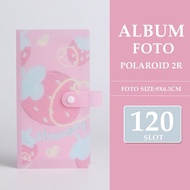 (acc ptk) POLAROID PHOTO ALBUM 120 SLOT PHOTOCARD/ premium Polaroid Photo Album/ 2R size 120 Slot Ko