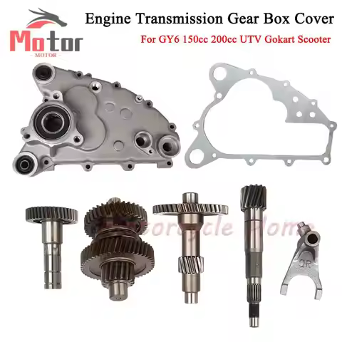 Built-in Reverse Engine Gearbox Side Cover Box For ATV UTV Go kart GY6 250 300CC Lifan YX 140cc 150c