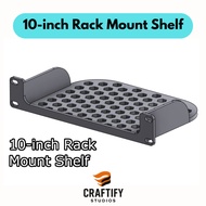 10-Inch Rack Mount Shelf for Server Racks