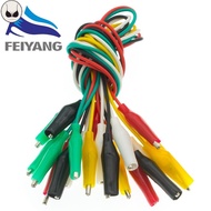 BP 10pcs Alligator Clips Electrical DIY Test Leads Alligator Double-ended Crocodile Clips Roach Clip