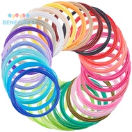 BENECREAT 1set 30 bundles 30 colors 3D Printing Pen Filament PLA Refills for 3D Pens Mixed color 1.8
