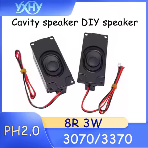 1pcs 3070/3370 cavity speaker, 8R3W with 2P terminals, advertising machine, Xiaozhi AI robot speaker