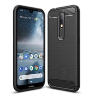 SOFTCASE NOKIA 4.2 NOKIA 6.2 NOKIA 7.2 IPAKY CARBON FIBER EXELLEN HYBRID CASE BLACK