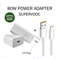 Compatible for Oppo 80W 67W 33W SuperVooc Fast Charging Charger Set UK Plug
