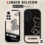 NE Bear Tulip Phone Case For OPPO Reno 4 5 5K 6 7 Lite 5G 4F 4 Lite A93 F17 7Z Pro Realme 5 5i 5S 6i