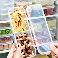 SM Plastic Lunch Box with Airtight Dividers, Food Storage Container Box