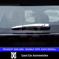 Peugeot 3008 5008 Rear Wiper Chrome Cover Car Accessories