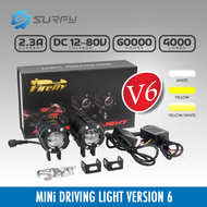 Firefly Mini Driving Light V6 4Wires High and Low Beam White and Yellow Single And Dual Lights 20Wat