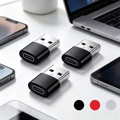 4Pcs USB To Type C OTG Adapter USB USB-C Male To Micro USB Type-c Female Converter For Macbook Samsu