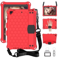 เคสกันกระแทกสำหรับ iPad Air 11 2024ปกรังผึ้งทนทานน้ำหนักเบาพร้อมขาตั้งสายคล้องมือและ Tali Bahu สำหรั