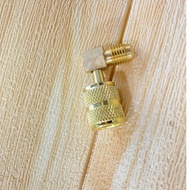 【A/C Meter Hose Converter L】R22 TO R32 / R410A  Gas Meter Adapter Connector Kit Conditioner Transfor