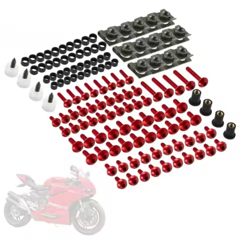 177PCS M5 M6 Motorcycle Complete Fairing Bolts CNC Screw for Ducati 748 749 750SS 848 900SS 916 996 