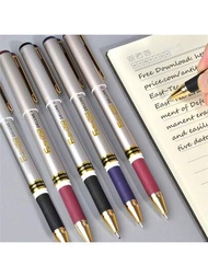 Wqn-12支專屬凝膠筆,黑色紅色藍色水墨,寫作耐用,外觀時尚,返校必備,辦公用品,商務簽名筆,插芯筆