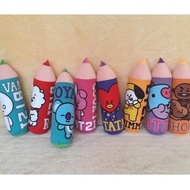 BT21 pencil bolster BT21 pillow BT21 doll
