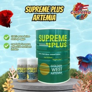 ARTEMIA SUPREME PLUS 10 GRAM GOLDEN WEST BBS EGGS (SMALL ROE) BABY BRINE SHRIMP, ARTEMIA, SEA MONKEY FOR SMALL/BABY FISH