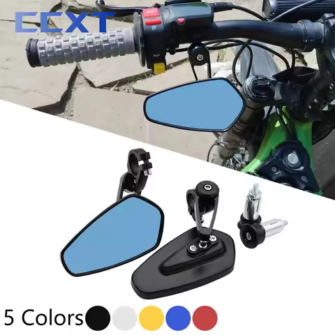 Motorcycle CNC Rearview Mirror 7/8" 22mm Handlebar Mirror Inverted Rear Mirror For Segway X160 X260 