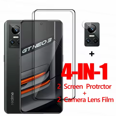 Full Glue Glass For Realme GT Neo3 Screen Protector Realme GT Neo 2 3 2T 2 Pro Master Tempered Glass