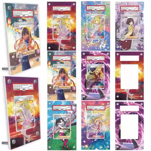 Pokemon Erika Lillie Lisia Cynthia Marnie Card Extended Art PSA Display Case Collection Card Extende