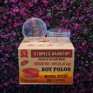(Bekasi) Hardtop Jar 596 - Round Model - Vol 0.45 kg
