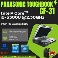 🔥RUGGED🔥 PANASONIC / GETAC TOUGHBOOK CF-31, V110 G1, V110 G2, 7220 i5/16GB RAM / 256 SSD