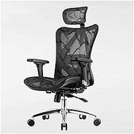 office chair Office Desk Chair Ergonomic Computer Chair Work Game Chair Learning Chair Rotating Gaming Chair Chair (Color : Black2, Size : One Size) needed Comfortable anniversary