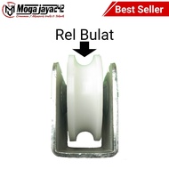 roda pagar nilon 7cm roda nylon pintu pagar