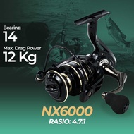 Metal Fishing Reel Spinning Fishing Reel 4.7:1