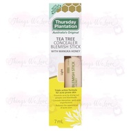[SG] Thursday Plantation Tea Tree Concealer Blemish Stick Light 7ml With Manuka Honey Oil Heals Pimple Acne Soothe Skin