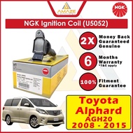 NGK Ignition Coil U5052 for Toyota Alphard 2.4 AGH20 (2006-2019)(Equals 90919-02244) NGK Plug Coil [Amaze Autop