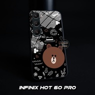 HP Infinix Hot 60 Pro Case - Infinix Hot 60 Pro Glass Softcase - Infinix Hot 60 Pro Case - Silicone 