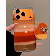 【特卖】潮款棕黄橙渐变条纹适用iPhone17苹果16promax手机壳14promax防摔xiangjieee1.my20251230