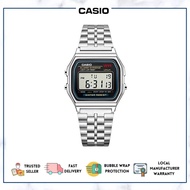 นาฬิกา รุ่น Casio Digital นาฬิกาข้อมือเด็ก ผู้หญิง ผู้ชาย นาฬิกาแฟชั่น รุ่น A158WA ของแท้ 100% ประกั