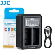 JJC USB Dual Slots Charger for NP-W126 & W126S Battery of Fujifilm XE5 XM5 XT50 XT30 III X100VI X100