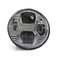 ไฟหน้าของประดับจักรยานยนต์ด้านหน้า3สีสำหรับรถ Vespa GTS 300 GTS300 Gts300a Gts300ไฟหน้ารถมอเตอร์ไซค์