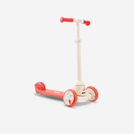 OXELO Kids' 3-Wheeled Scooter B500 - Tomato