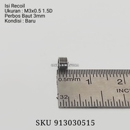 Recoil m3x0.5 1.5D helicoil m3 x 0.5 spring contents recoil perbos m 3