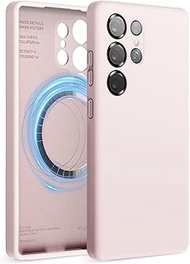 elago Compatible with Samsung Galaxy S25 Ultra Case, Magnetic Silicone Case, Compatible with MagSafe
